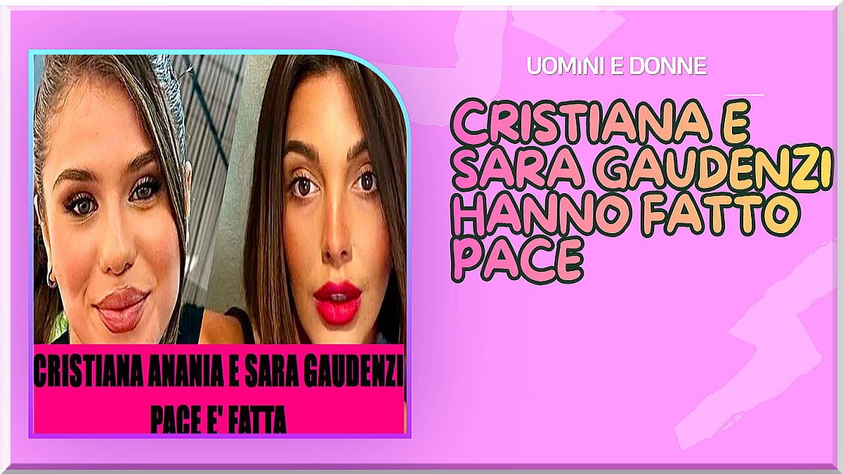 Cristiana e Sara Gaudenzi hanno fatto pace.